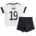 Cheap Germany Leroy Sane #19 Home Football Kit Children World Cup 2022 Short Sleeve (+ pants)